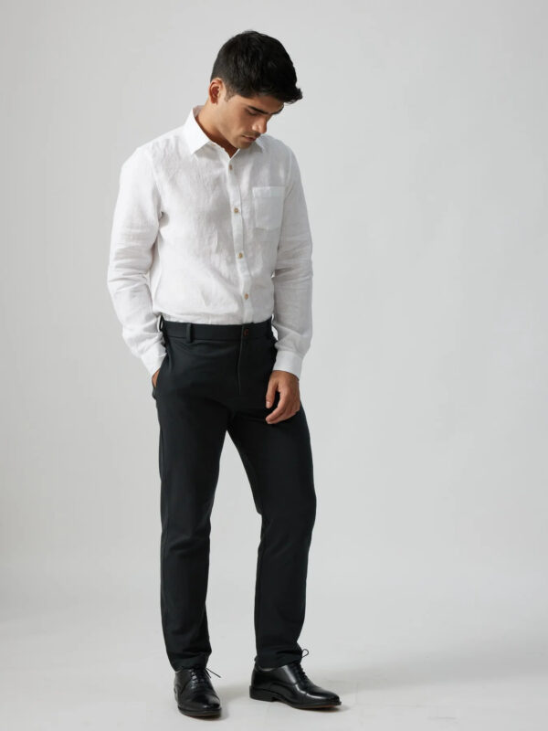 Men Regular Fit Solid Casual Shirt - Image 4
