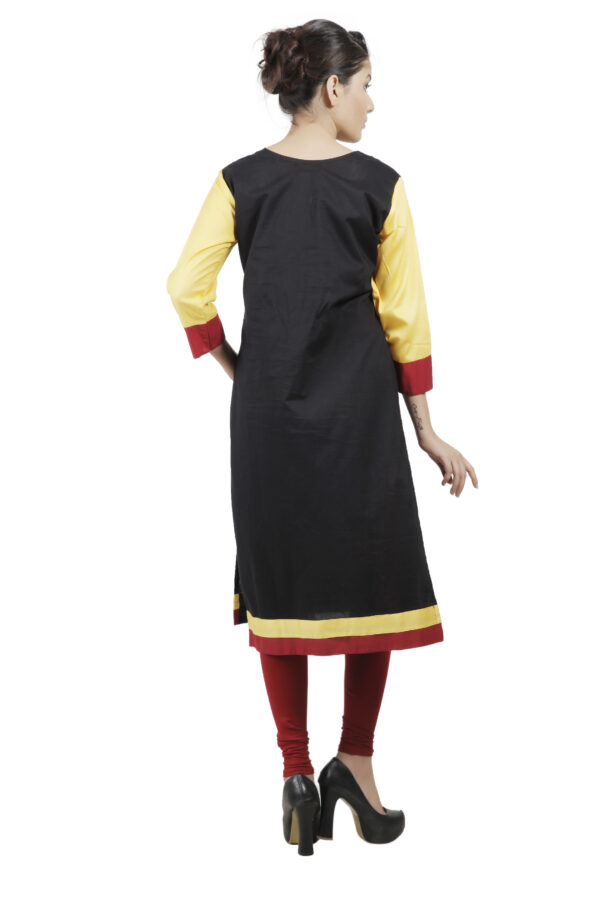 Women Printed Viscose Rayon Gown Kurti - Image 2